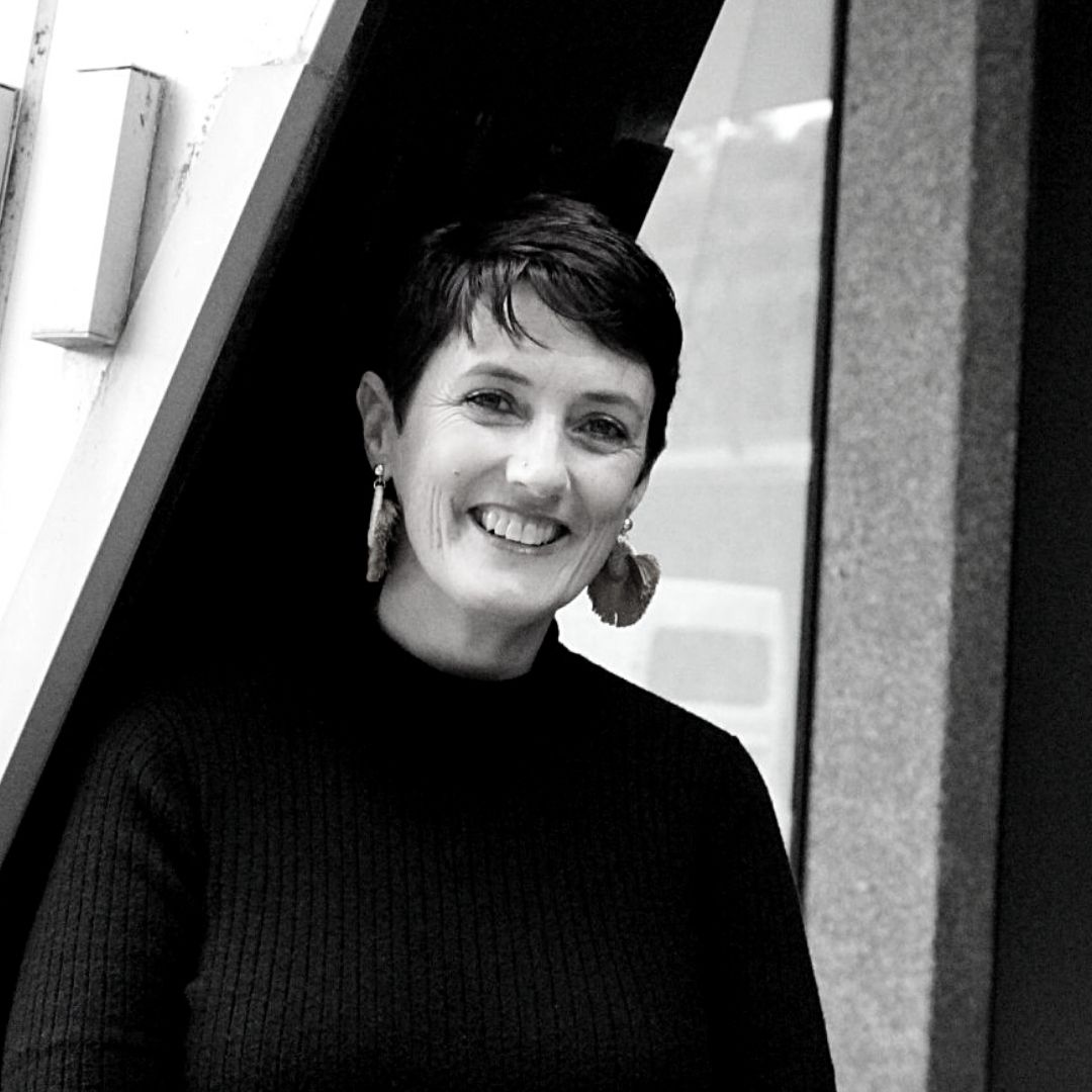 Black and white headshot of Katrina Ironside.