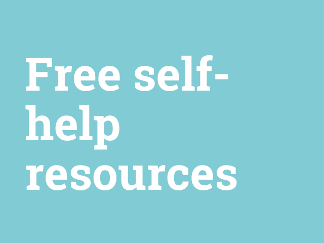 Free self-help resources