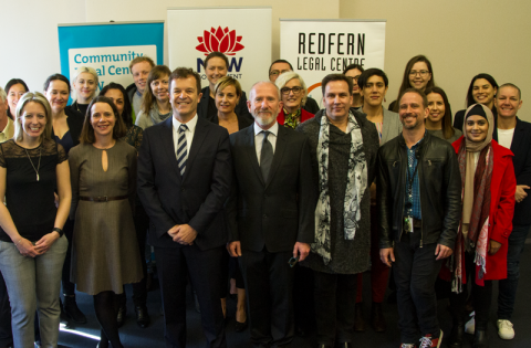 CLC Announcement at Redfern Legal Centre